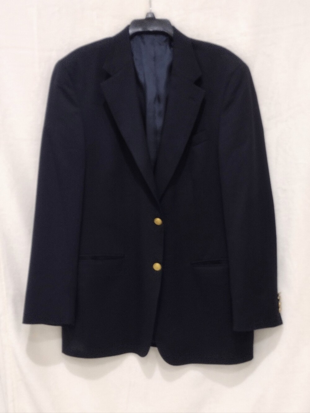 Men's Stafford Sz 42 L Black Blazer - Classic Smart Casual